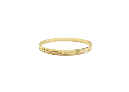 Gold Plated | Diamond Cut Bangles